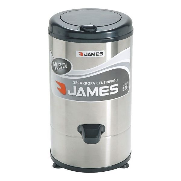 Centrifugador De Ropa James 6.2kg Color Acero A-662