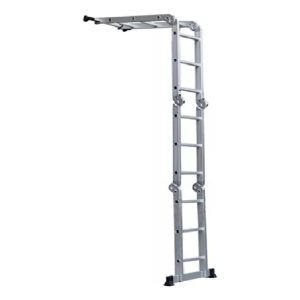 Escalera Equus Andamio De Aluminio Multifunción 3.7m 12 Esca