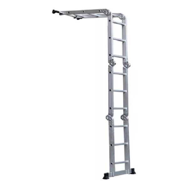 Escalera Equus Andamio De Aluminio Multifunción 3.7m 12 Esca