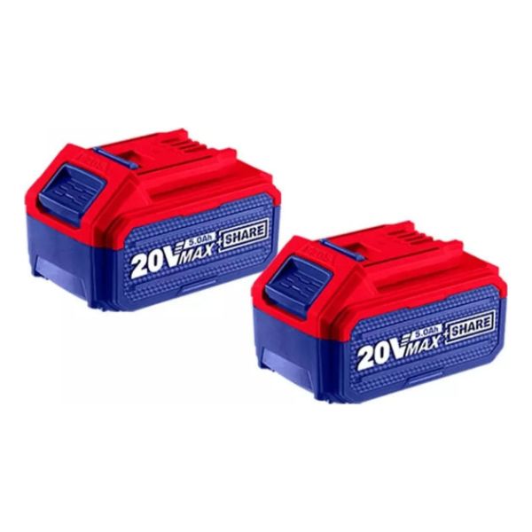 Amoladora 20v De 4 1/2 Emtop 2 Baterias 1 Cargador Y Bolso K - Imagen 2