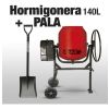 Hormigonera Equus Portatil 140lt Con Volante. Trompito - Imagen 2