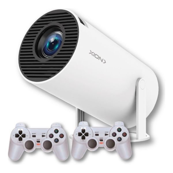 Proyector Smart Led Gamer 2 Joystick + Juegos Xion Kirkor