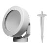 Spot Spike Con Pincho Y Lámpara Led, Gris - Fumagalli Fl0126