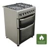 Cocina Punktal Pk-1980 Dtk Doble Horno Inox 3+1 Kirkor