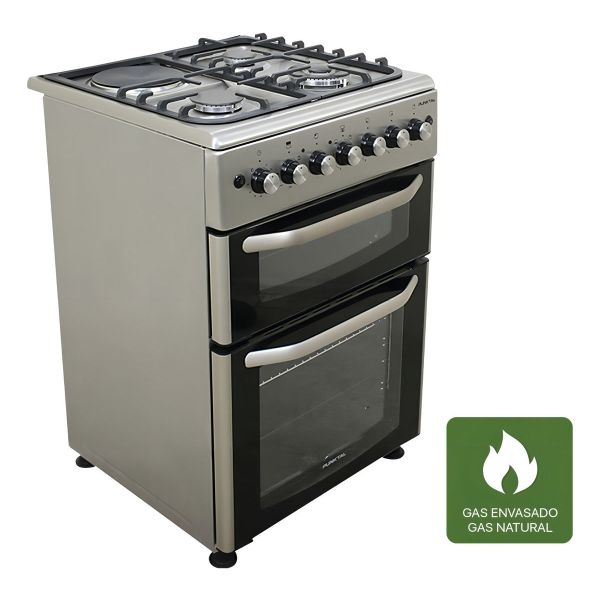 Cocina Punktal Pk-1980 Dtk Doble Horno Inox 3+1 Kirkor