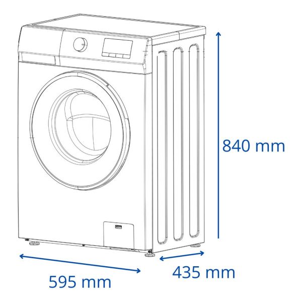 Lavarropas James Lr1008 Rojo 6kg 15 Programas Kirkor - Imagen 4