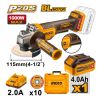 Amoladora A Bateria 20v P20s 4 1/2 Brushless Con Interrupto - Imagen 2