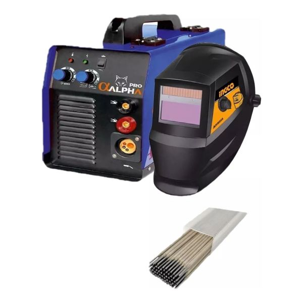 Kit Soladora Mig / Inverter Pro Alpha 200a + Careta Ingco