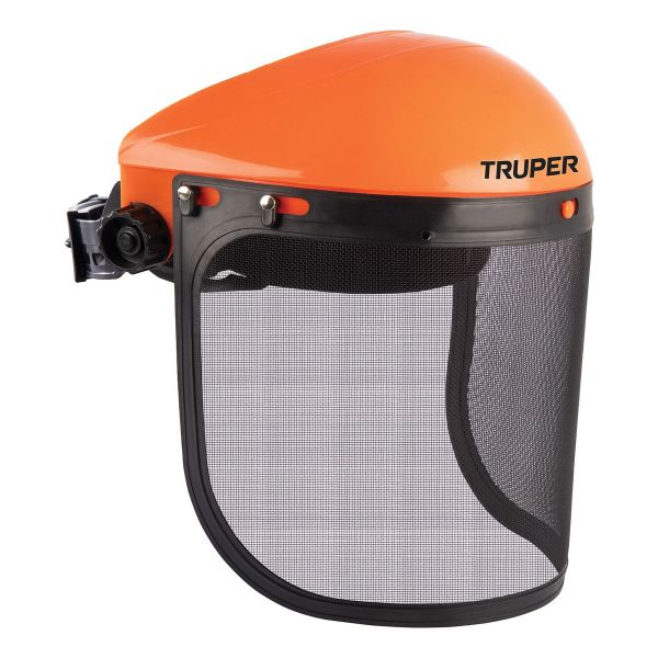 Careta Protector Facial De Malla, Truper Pf-500m Color Negro