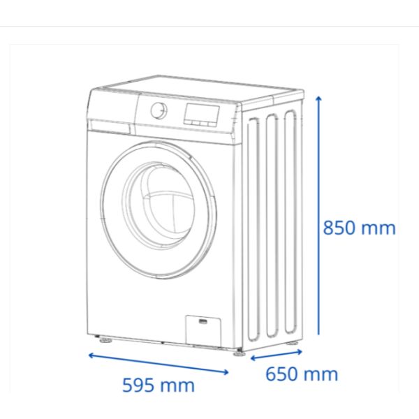Lavarropas James Lr1016bl 10kg Inverter Nueva Generación Kir - Imagen 2