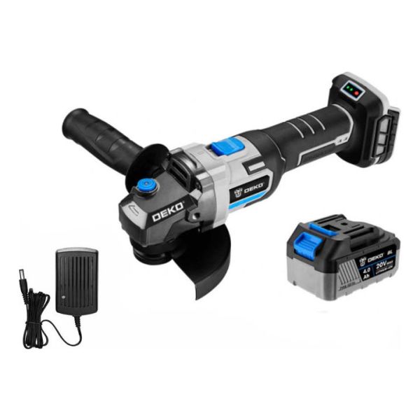 Amoladora Deko Angular 5'' 20v Brushless C/bat. 4.0ah Y Carg