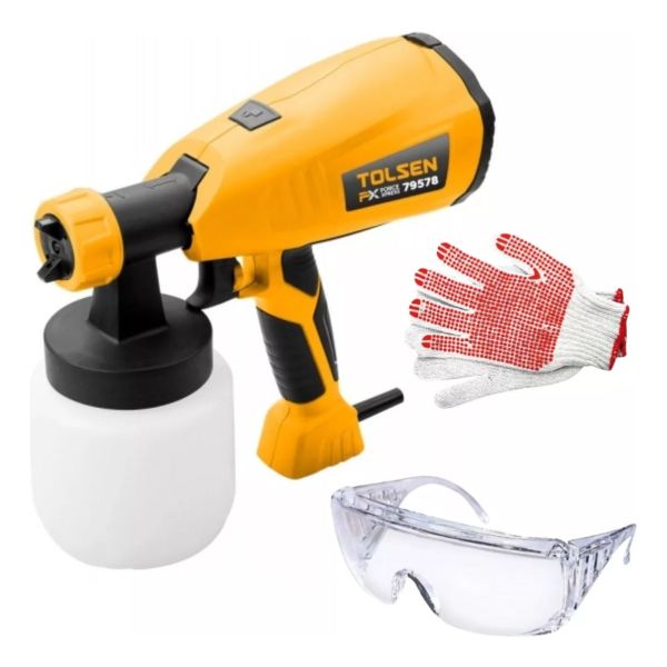 Pistola Pulverizadora Para Pintar Tolsen 400w 800ml 1.8/2.6