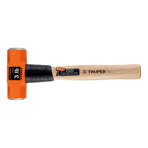 Marro Octagonal 3 Lb, Mango De Madera 12', Truper Kirkor