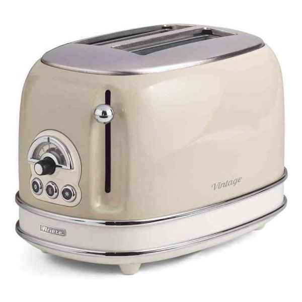 Tostadora Ariete 15503 Beige Vintage Con Pinzas