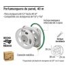 Porta Manguera Enrollador Soporte De Pared Truper Porma-50 K - Imagen 3