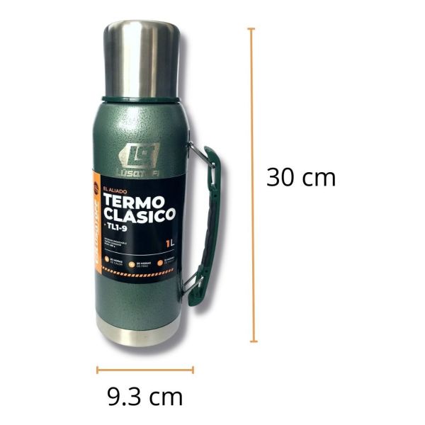 Termo 1 Litro Acero Inoxidable Lusqtoff Frio Y Calor - Imagen 18