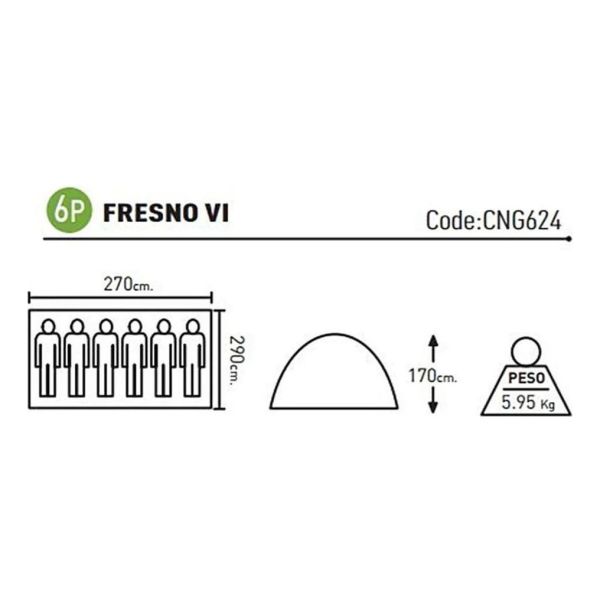 Carpa National Geographic Fresno 6 Personas - Imagen 4