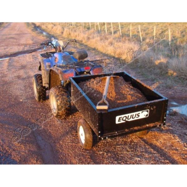 Mini Trailer Equus Para Cuatriciclo O Tractor Volcador Kirko - Imagen 4