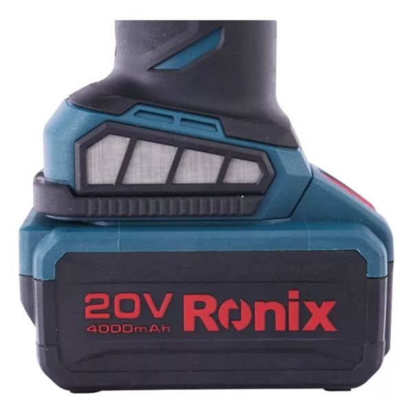 Amoladora Ronix Serie 89 20v 115mm 8901k 2 Baterias 4 Ah - Imagen 2