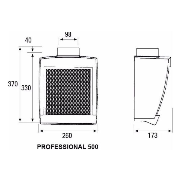Extractor De Aire Baño O Cocina Modelo Professional 500 Kirk - Imagen 2