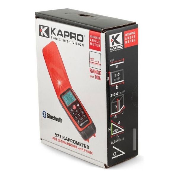Medidor De Distancia Laser Kaprometer K7 377 Kapro Kirkor - Imagen 7