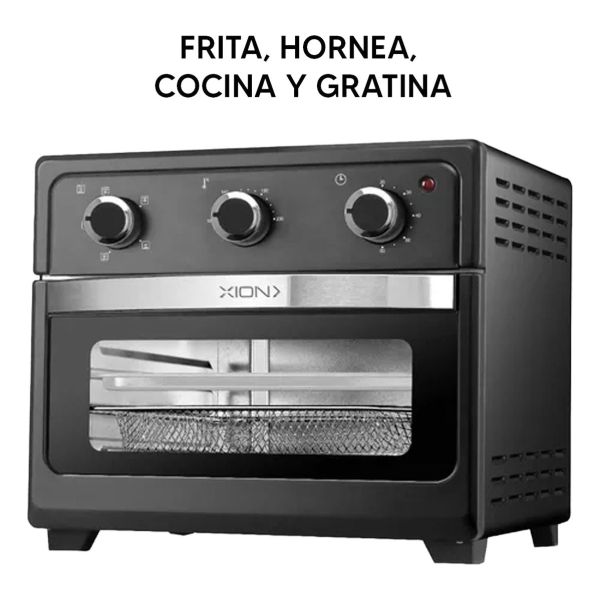 Freidora Horno Sin Aceite Airfryer Xion 22 Litros Kirkor
