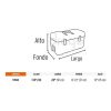 Caja Herramientas 23 PuLG. Truper Industrial Broche Metalico - Imagen 3