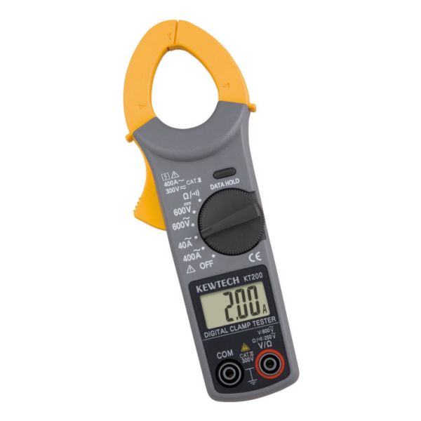 Pinza Amperimétrica Digital De 400a Ca Kt200
