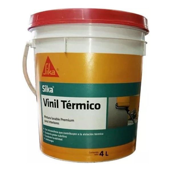 Pintura Superlavable Sika Vinil Termico 4 Lt. Kirkor