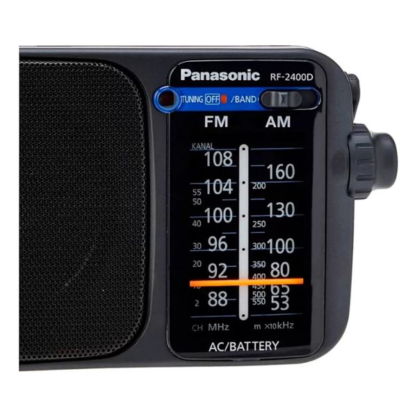 Radio Panasonic Rf-2400 Am/fm Corriente Y Pilas - Imagen 4