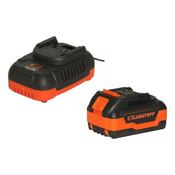 Set Cargador + Bateria 18v 4,0 Amp 54w Lusqtoff Lbc1840-9