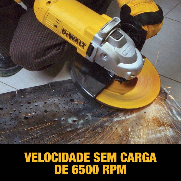 Amoladora Angular Dewalt Dwe490 De 50 Hz/60 Hz Color Amarill - Imagen 7