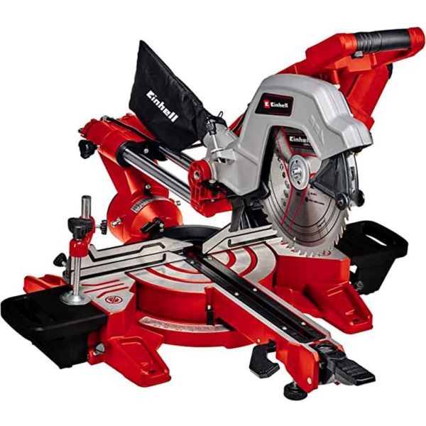 Sierra Ingletadora Deslizante Dual Einhell 1800w 10 Pulgada