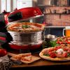 Horno Eléctrico Para Pizza 2 Niveles Ariete 0927 Piso Piedra - Imagen 3