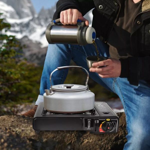 Anafe Cocinilla Portatil Gas Butano Con Incl Recarga Camping - Imagen 3
