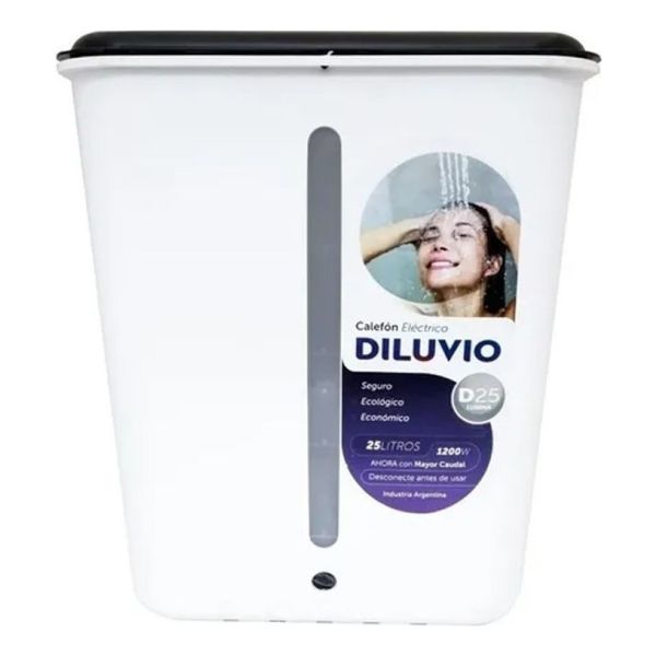 Termotanque Diluvio 25lt Eléctrico 1100w Color Blanco Kirkor - Imagen 2