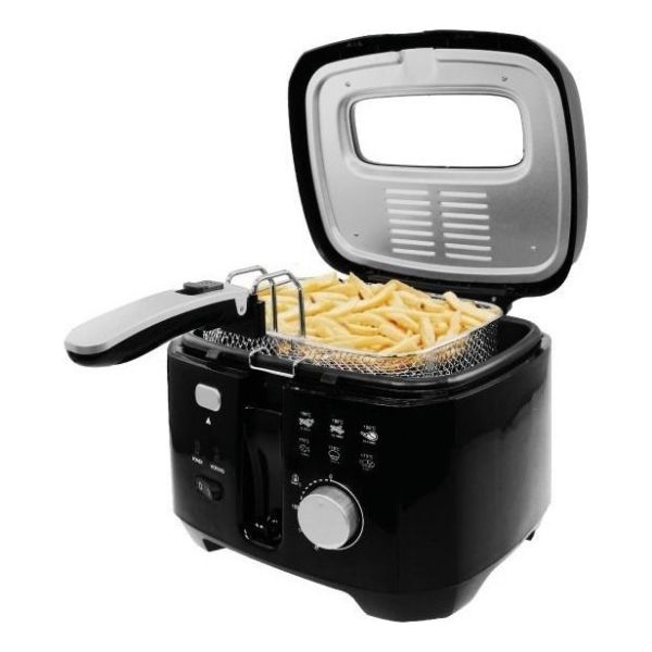Freidora Con Aceite Punktal 2.5 L Temporizador Fr105 Kirkor - Imagen 2