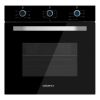Horno De Empotrar Manual Vidrio Negro 76l Xion Xi-hde60b
