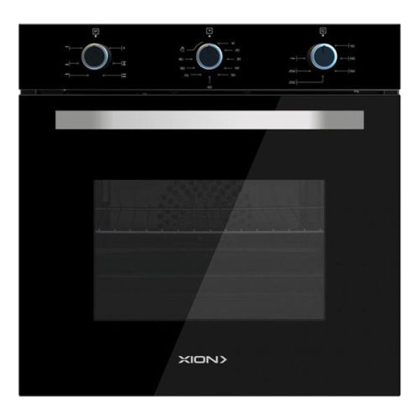 Horno De Empotrar Manual Vidrio Negro 76l Xion Xi-hde60b
