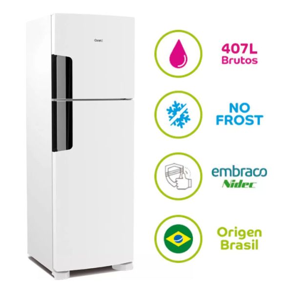Heladera Consul Blanca 407l Frio Seco Crm44abduw Kirkor - Imagen 2