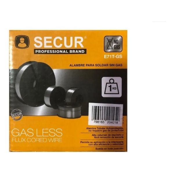 Alambre Mig Secur Para Soldar Sin Gas 5kg 0.6mm