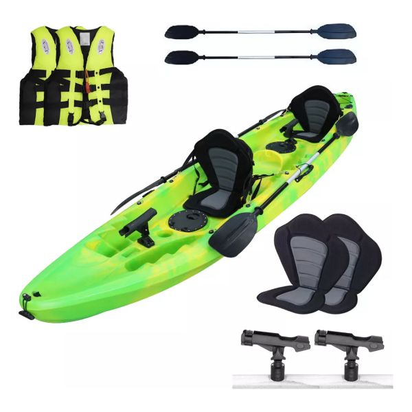 Kayak Familiar Con Accesorios 370x86x42cm Happiness Vk-70