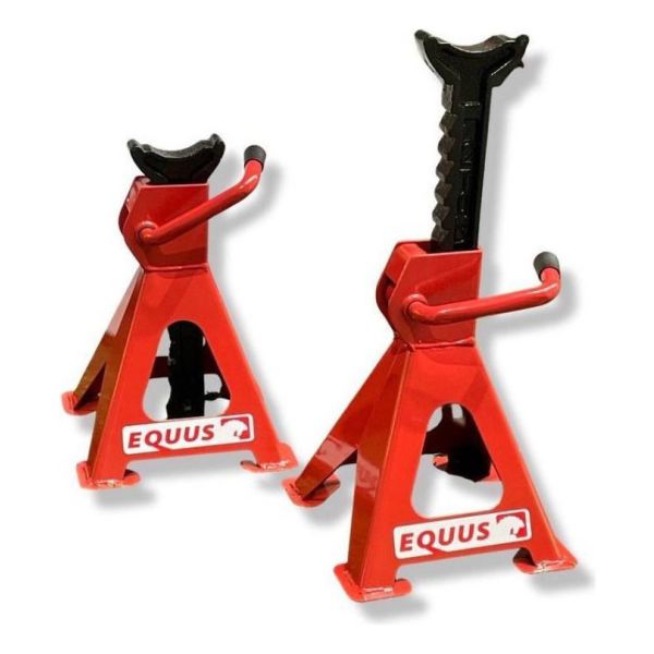 Juego Soporte Caballetes Gato Auto Taller 2 Ton Equus