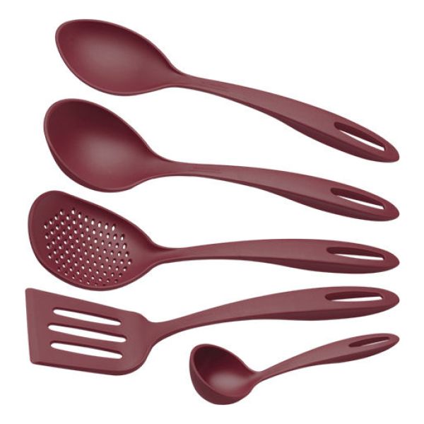 Juego Utensilios Rojo 5 Piezas Ability