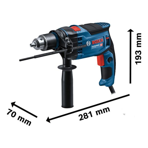 Taladro Bosch Con Percutor Con 750w Mandril De13mm Gsb 16 Re - Imagen 6