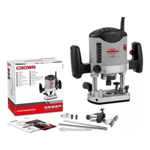 Router Fresadora Tupi 1050w 8mm Reforzado Crown Ct11012