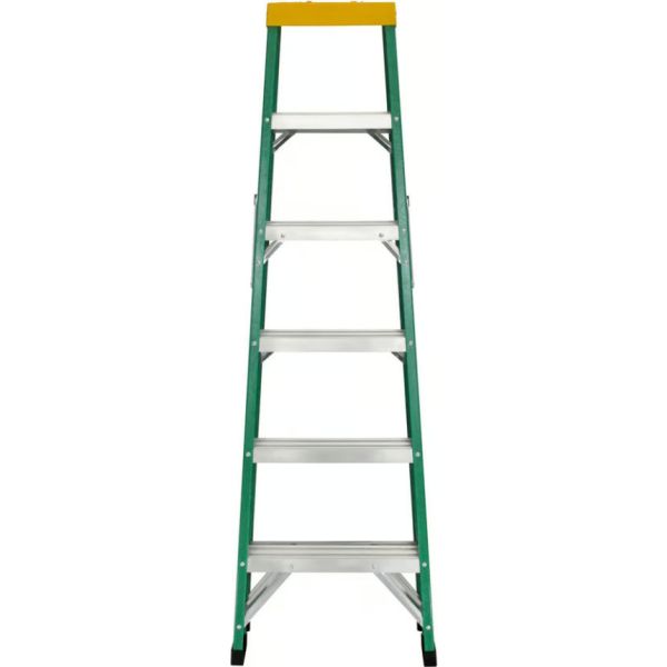 Escalera De Tijera Plegable Fibra De Vidrio Fts-6 - Imagen 2