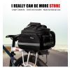 Bolso Con Alforjas Para Parrilla Bicicleta 2 En 1 Bolso Mano - Imagen 2