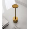 Portátil De Mesa Led Inalámbrica Usb Dorado - Imagen 3