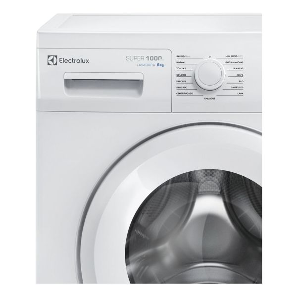 Lavarropas Electrolux Ewfb06e5vssw Blanco 1000rpm 6kg - Imagen 3